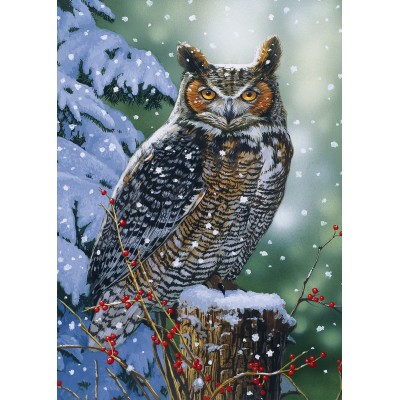 Puzzle Alipson-Puzzle-50010 Hibou Silencieux