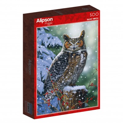 Puzzle Alipson-Puzzle-50010 Hibou Silencieux