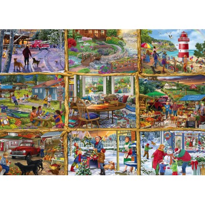 Puzzle Alipson-Puzzle-50026 Pour Toutes les Saisons