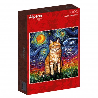 Puzzle Alipson-Puzzle-50043 Chat Roux de Nuit