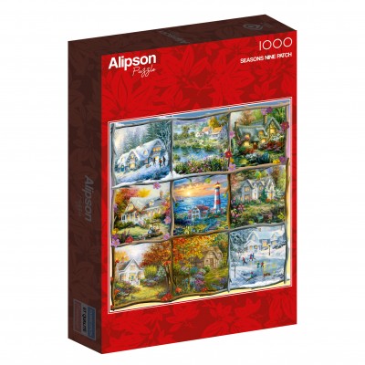 Puzzle Alipson-Puzzle-50044 Saisons en Neuf Ecussons