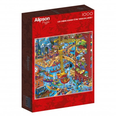 Puzzle Alipson-Puzzle-50045 Steve Skelton - Les Chiens doivent être tenus en Laisse !