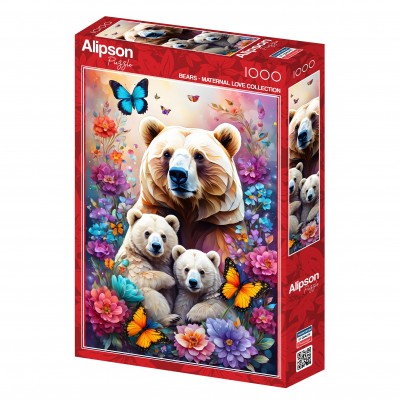 Puzzle Alipson-Puzzle-50115 Ours - Collection Amour Maternel