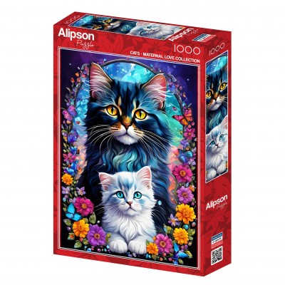 Puzzle Alipson-Puzzle-50116 Chats - Collection Amour Maternel