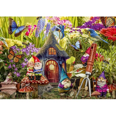 Puzzle Alipson-Puzzle-F-50051 Le Jardin des Gnomes