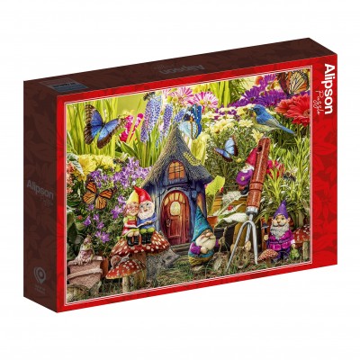 Puzzle Alipson-Puzzle-F-50051 Le Jardin des Gnomes