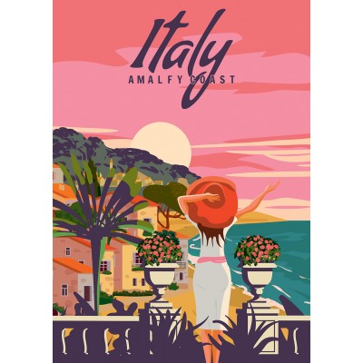 Puzzle Alipson-Puzzle-F-50112 Italie - Côte d'Amalfy