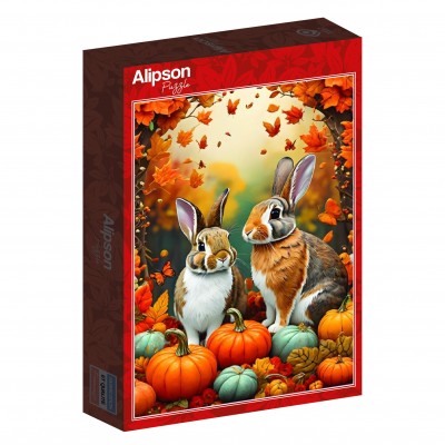 Puzzle Alipson-Puzzle-F-50126 Autumn Bunnies