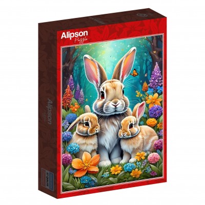 Puzzle Alipson-Puzzle-F-50162 Spring Bunnies