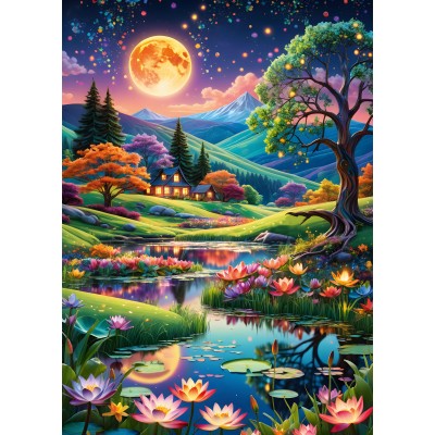 Puzzle Alipson-Puzzle-F-50172 Nuit de Pleine Lune