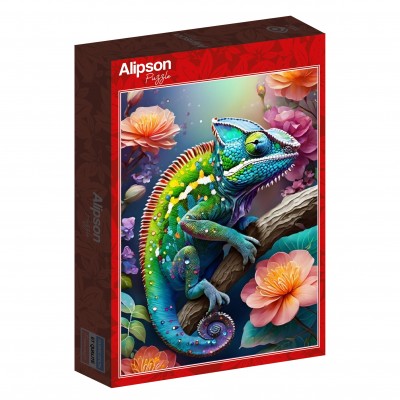 Puzzle Alipson-Puzzle-F-50173 Caméléon Coloré