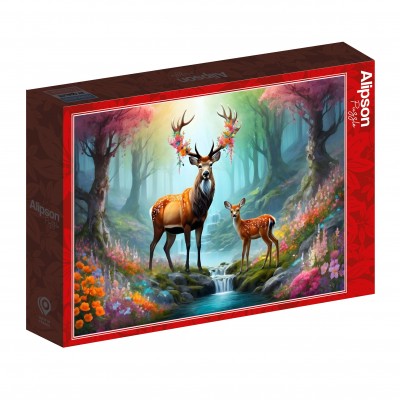 Puzzle Alipson-Puzzle-F-50175 Cerf Majestueux