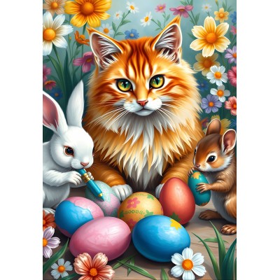 Puzzle Alipson-Puzzle-F-50214 Prêts pour Pâques