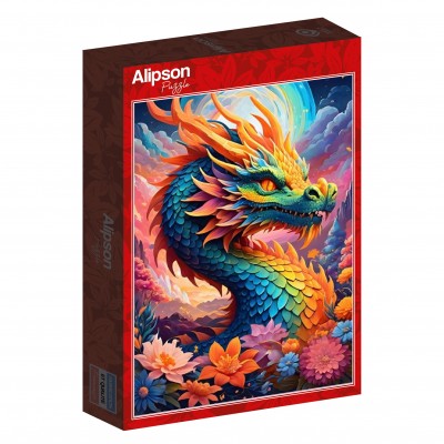 Puzzle Alipson-Puzzle-F-50217 Dragon Coloré