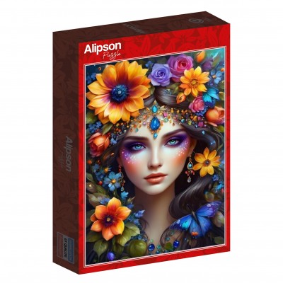 Puzzle Alipson-Puzzle-F-50229 La Femme Fleur