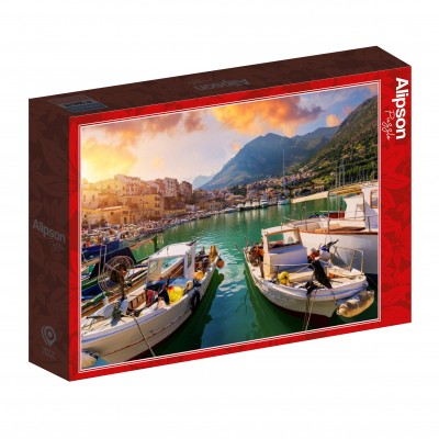 Puzzle Alipson-Puzzle-F-50248 Port et Bateaux de Pêche - Sicile