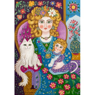 Puzzle Alipson-Puzzle-F-50250 La Dame aux Cheveux d'Or