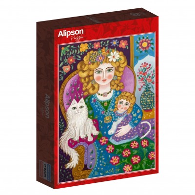 Puzzle Alipson-Puzzle-F-50250 La Dame aux Cheveux d'Or