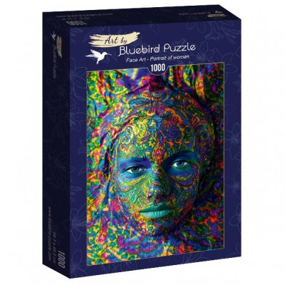 Puzzle Art-by-Bluebird-60010 Face Art - Portrait of woman