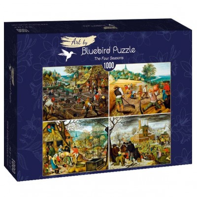 Puzzle Art-by-Bluebird-60020 Pieter Brueghel the Younger - The Four Seasons