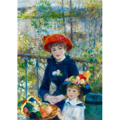 Puzzle Art-by-Bluebird-60050 Renoir - Two Sisters (On the Terrace), 1881