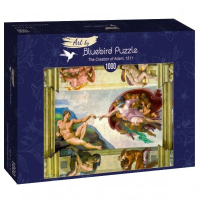 Puzzle Art-by-Bluebird-60053 Michelangelo - The Creation of Adam, 1511
