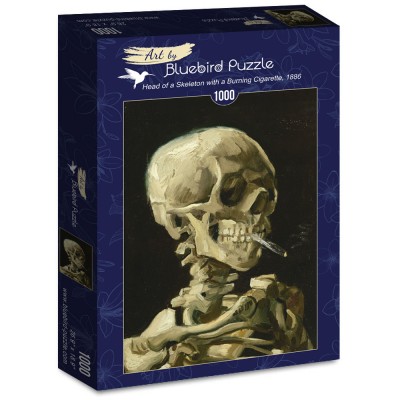 Puzzle Art-by-Bluebird-60134 Vincent Van Gogh - Head of a Skeleton with a Burning Cigarette, 1886