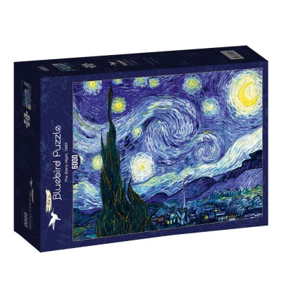 Puzzle Art-by-Bluebird-60146 Vincent Van Gogh - Nuit Etoilée, 1889