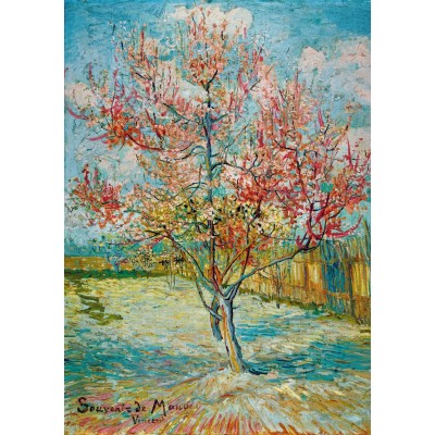 Puzzle Art-by-Bluebird-F-60306 Vincent Van Gogh - Pink Peach Trees (Souvenir de Mauve), 1888