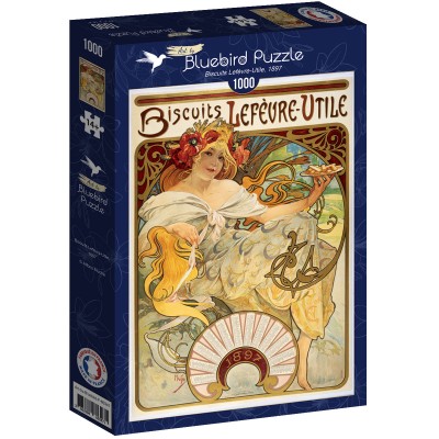 Puzzle Art-by-Bluebird-F-60347 Biscuits Lefèvre-Utile, 1897