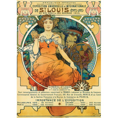 Puzzle Art-by-Bluebird-F-60348 Exposition Universelle et Internationale de St. Louis, 1903