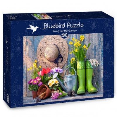 Puzzle Bluebird-Puzzle-70031 Ready for the Garden