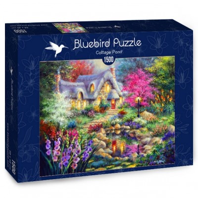 Puzzle Bluebird-Puzzle-70060 Cottage Pond