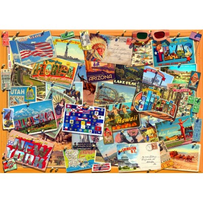 Puzzle Bluebird-Puzzle-70170 Postcard (USA)