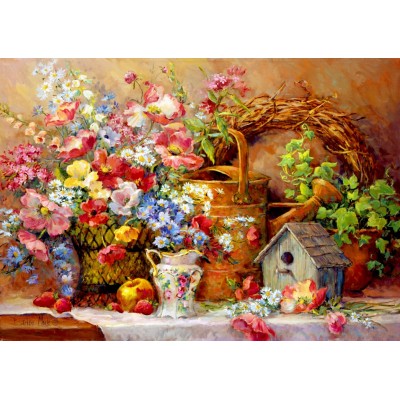 Puzzle Bluebird-Puzzle-70218 Garden Medley