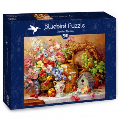 Puzzle Bluebird-Puzzle-70218 Garden Medley