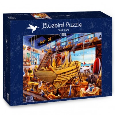 Puzzle Bluebird-Puzzle-70316-P Boat Yard