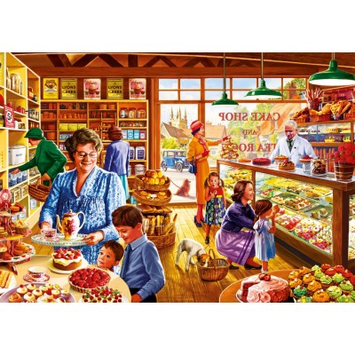 Puzzle Bluebird-Puzzle-70326-P Nostalgic Cake shop