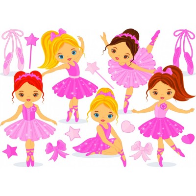 Puzzle Bluebird-Puzzle-70403 Little Ballerinas