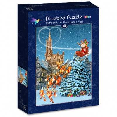 Puzzle Bluebird-Puzzle-70405 Cathédrale de Strasbourg à Noël