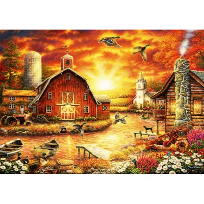 Puzzle Bluebird-Puzzle-70416 Honey Drip Farm