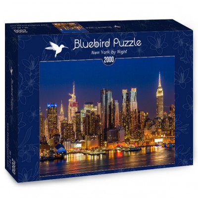 Puzzle Bluebird-Puzzle-70450 New York Skyline by Night