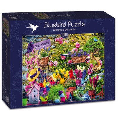 Puzzle Bluebird-Puzzle-70493-P Welcome to Our Garden