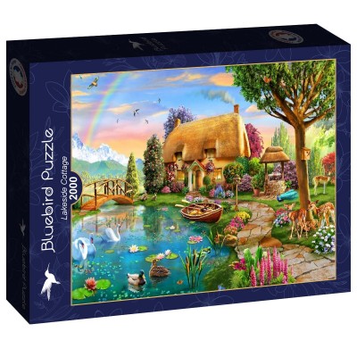 Puzzle Bluebird-Puzzle-F-90007 Lakeside Cottage