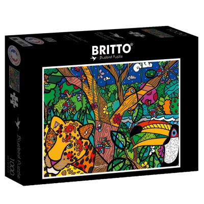Puzzle Bluebird-Puzzle-F-90017 Romero Britto - Amazon