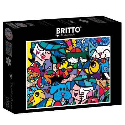 Puzzle Bluebird-Puzzle-F-90018 Romero Britto - Britto Garden