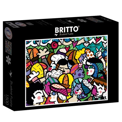 Puzzle Bluebird-Puzzle-F-90021 Romero Britto - Looking into the future