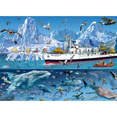 Puzzle Bluebird-Puzzle-F-90038 François Ruyer - Arctic - Bluebird Boat