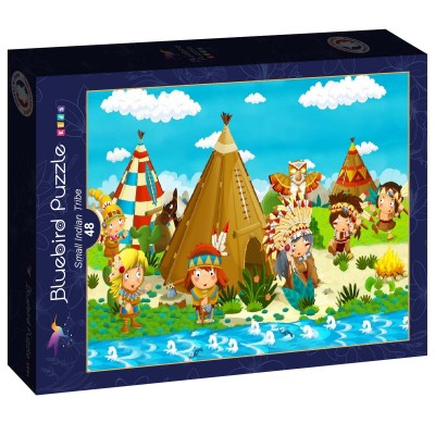 Puzzle Bluebird-Puzzle-F-90047 Small Indian Tribe