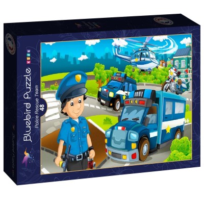 Puzzle Bluebird-Puzzle-F-90049 Police Rescue Team